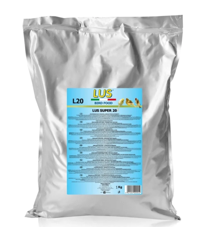 LUS L20 Eierfutter, 20 % Proteine ​​– 500 Gramm