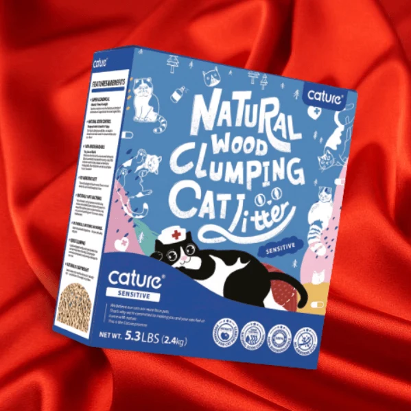 Cature Cat Litter - Natural Wood Clumping - Para WC / Liteira de Gatos