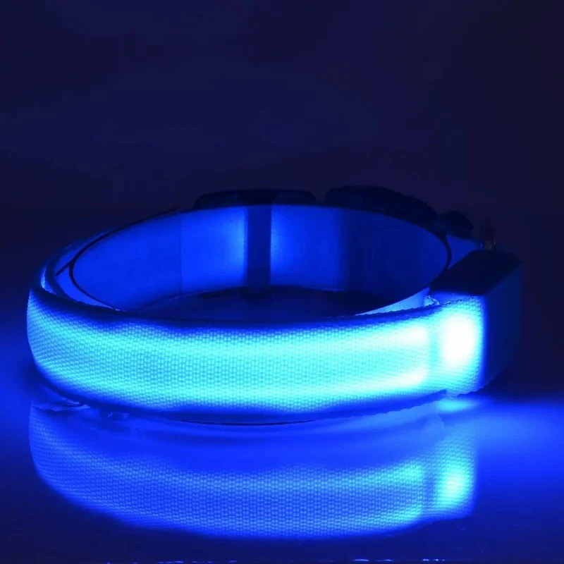 Coleira Luminosa LED para Cães ou Gatos
