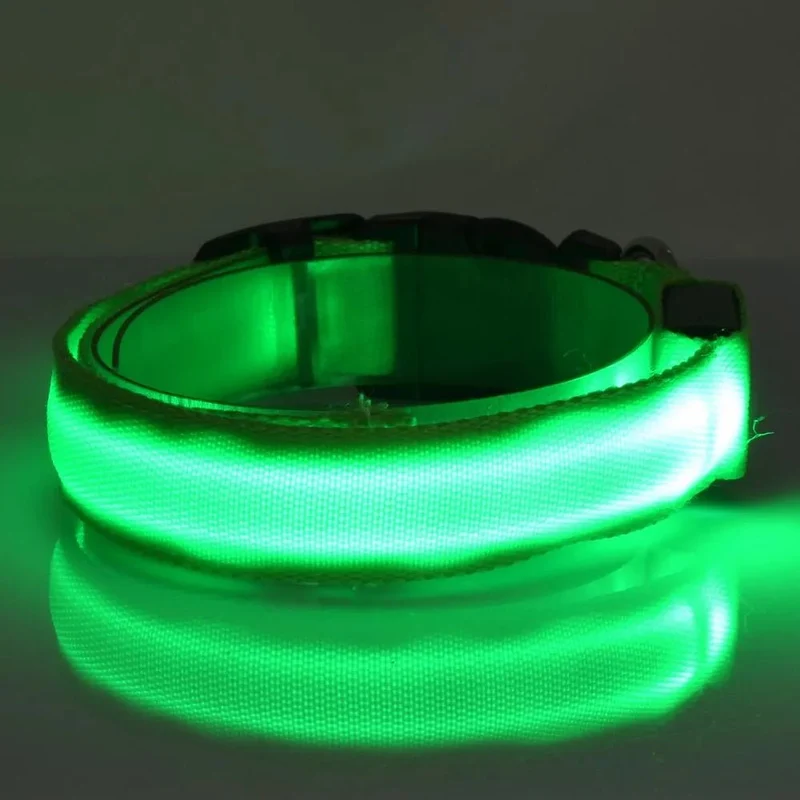 Coleira Luminosa LED para Cães ou Gatos