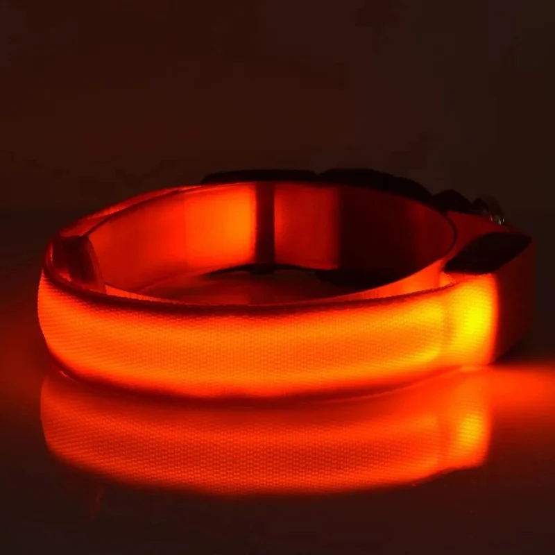 Coleira Luminosa LED para Cães ou Gatos