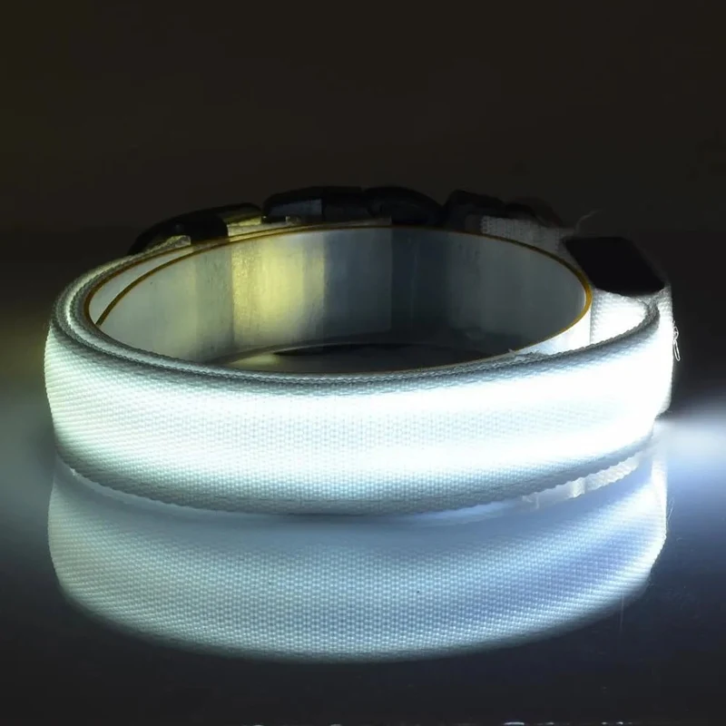 Coleira Luminosa LED para Cães ou Gatos
