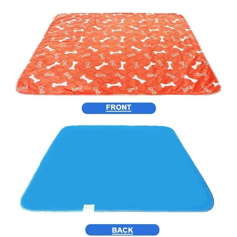 Tapete de Proteção - Base 100% Impermeável - Reutilizável - Absorvente - Lavável na Máquina