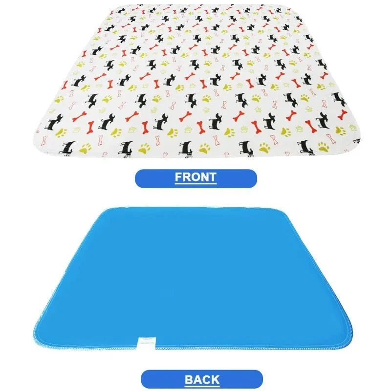 Tapete de Proteção - Base 100% Impermeável - Reutilizável - Absorvente - Lavável na Máquina
