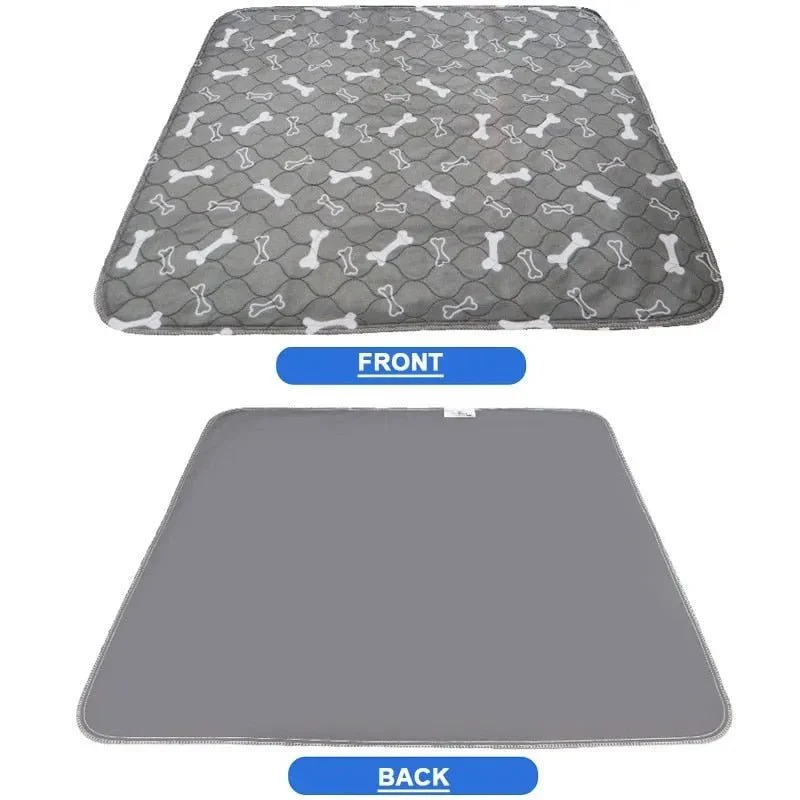 Tapete de Proteção - Base 100% Impermeável - Reutilizável - Absorvente - Lavável na Máquina