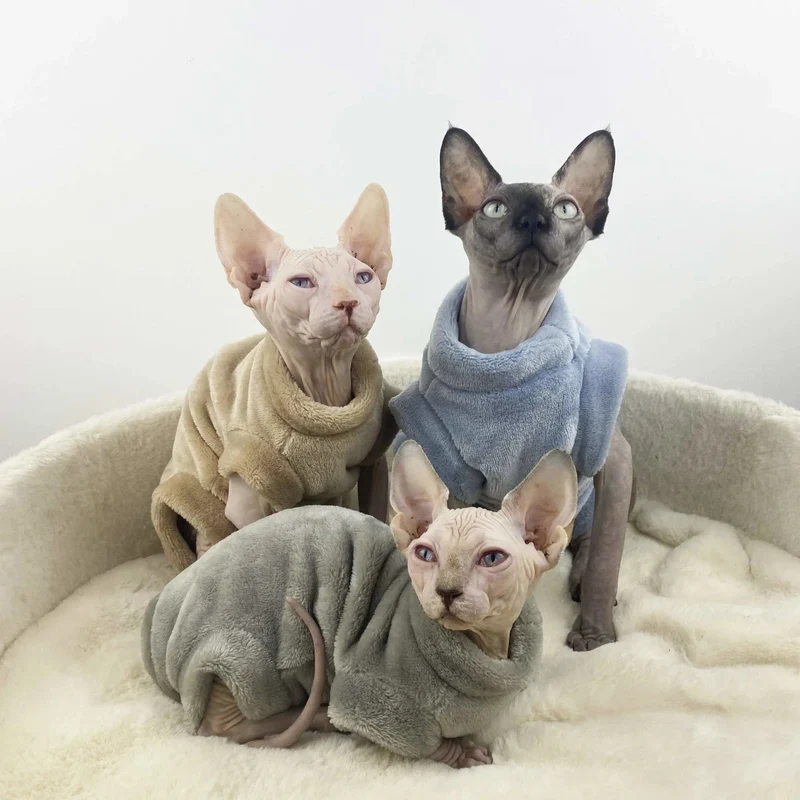 Camisolas Quentinhas e Macias para Gatos