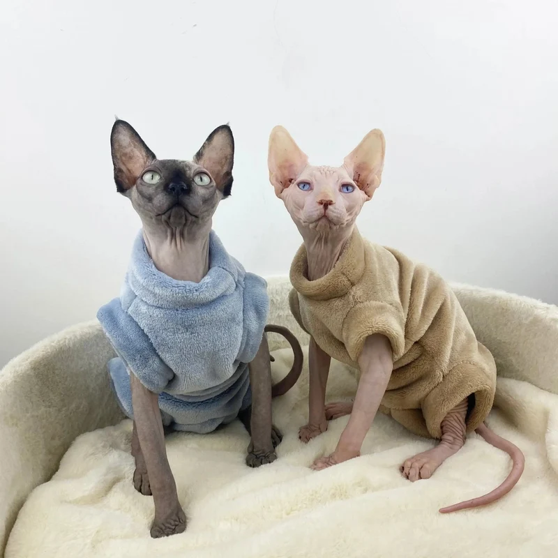 Camisolas Quentinhas e Macias para Gatos