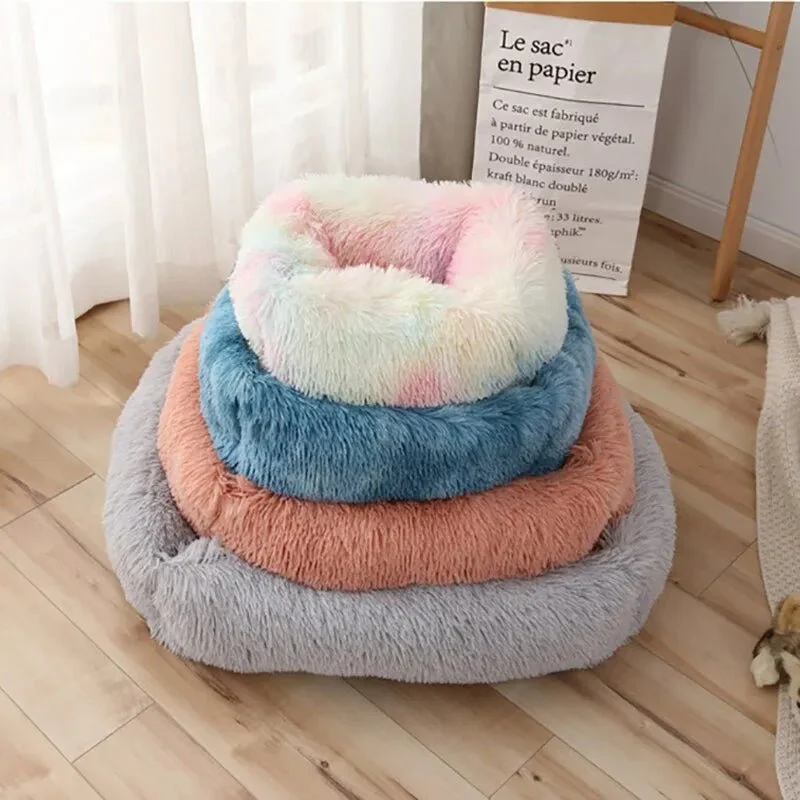 Cama Retangular Super-Fôfa e Macia para Cães de Raças Pequenas e Médias