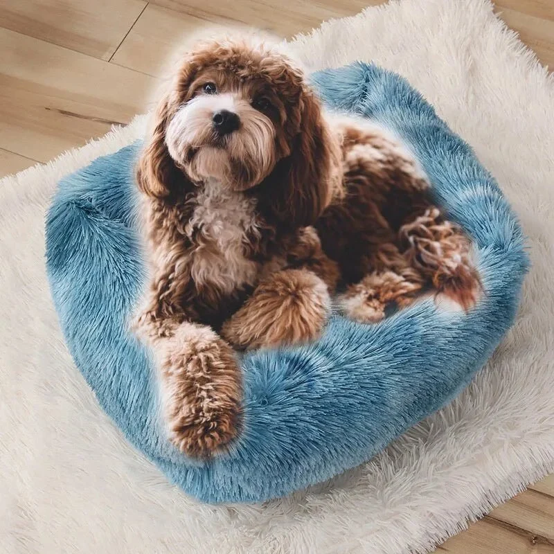 Cama Retangular Super-Fôfa e Macia para Cães de Raças Pequenas e Médias