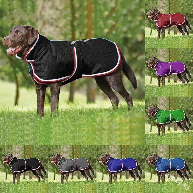 Blusão / Casaco Impermeável Acolchoado para Cães Médios e Grandes