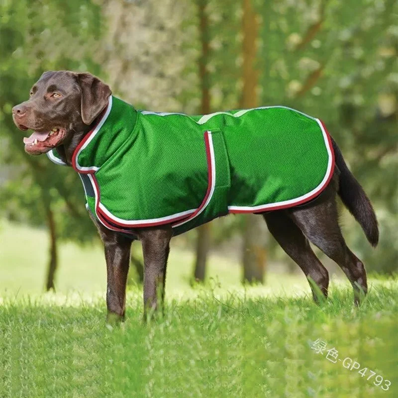 Blusão / Casaco Impermeável Acolchoado para Cães Médios e Grandes