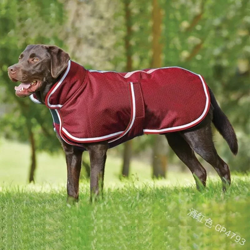 Blusão / Casaco Impermeável Acolchoado para Cães Médios e Grandes
