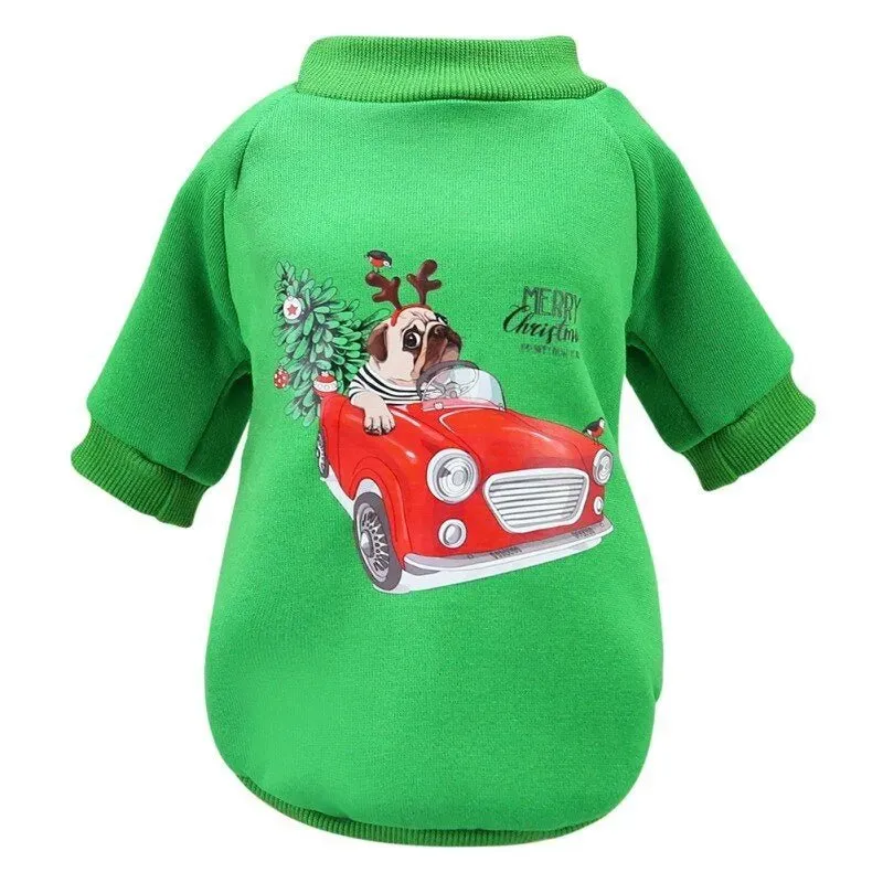 Camisolas de Natal para Cães Pequenos e Médios ou Gatos