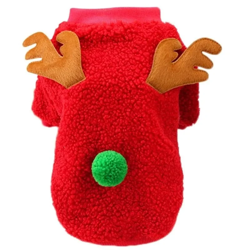 Camisolas de Natal para Cães Pequenos e Médios ou Gatos