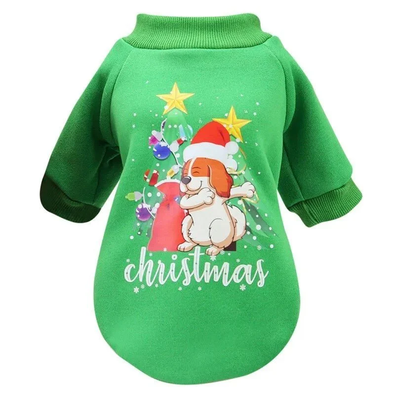 Camisolas de Natal para Cães Pequenos e Médios ou Gatos