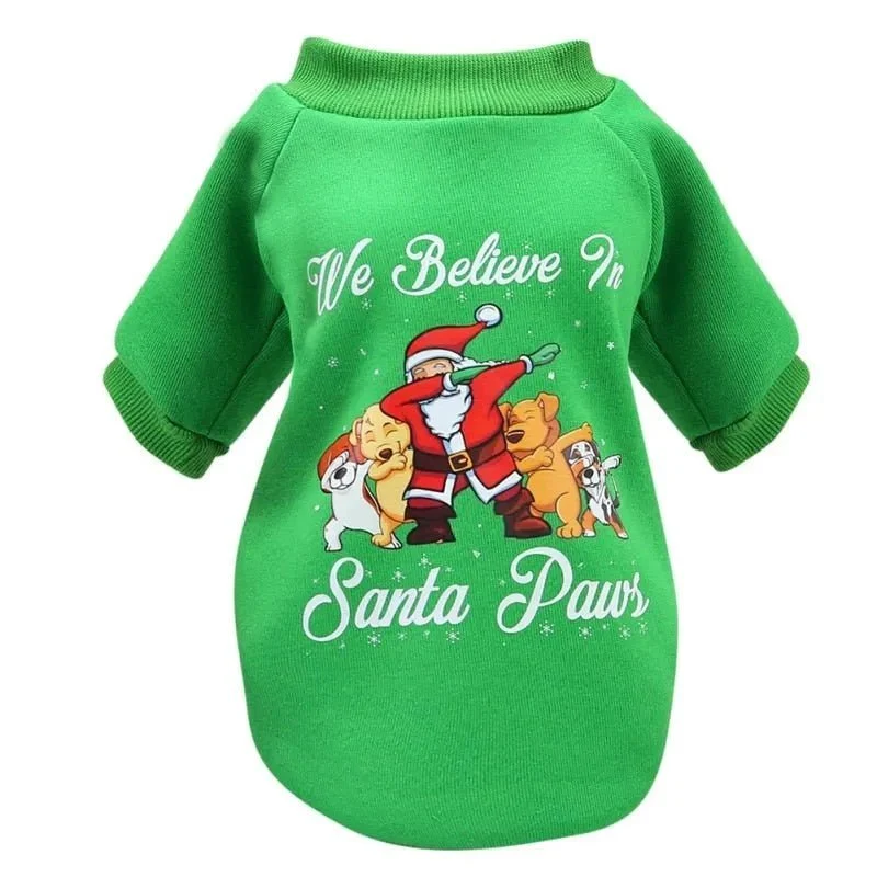 Camisolas de Natal para Cães Pequenos e Médios ou Gatos