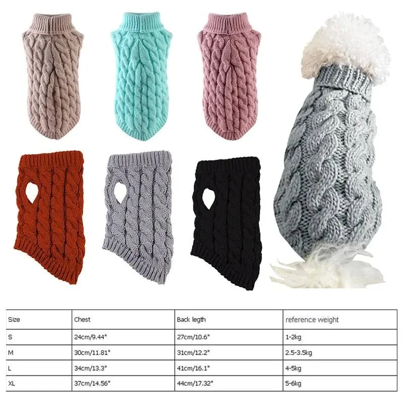 Camisola de Outono / Inverno para Cães