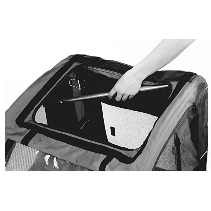 TRIXIE Trailer para Bicicleta para Transporte de Cães