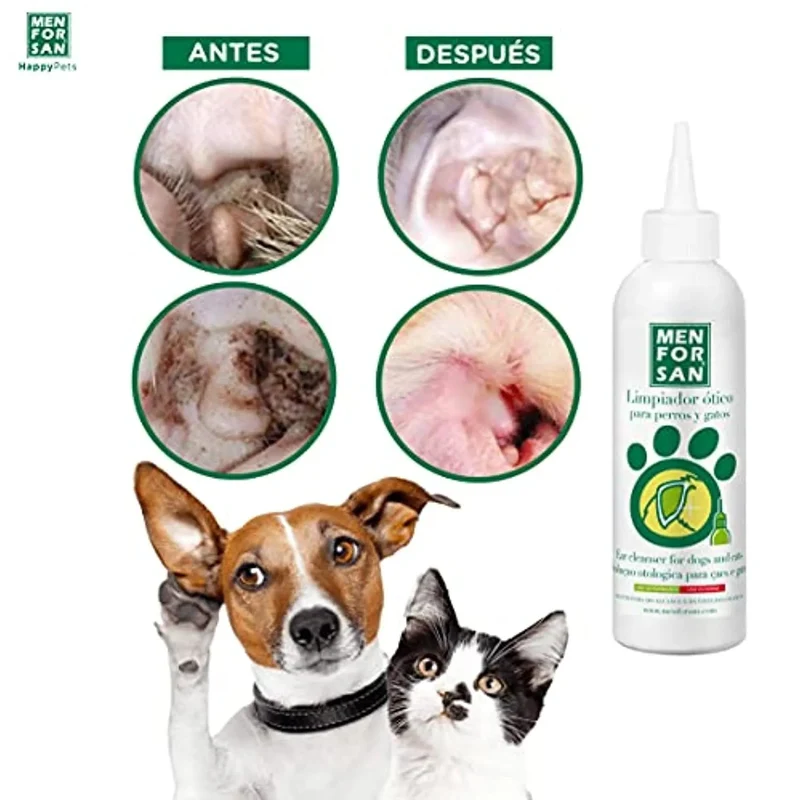 MENFORSAN para Limpeza de Orelhas de Cães e Gatos - 125 ML