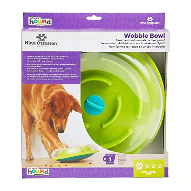 Comedouro Lento / Brinquedo de Actividade para Cães Ansiosos - Ingestão Lenta - Previne a Obesidade