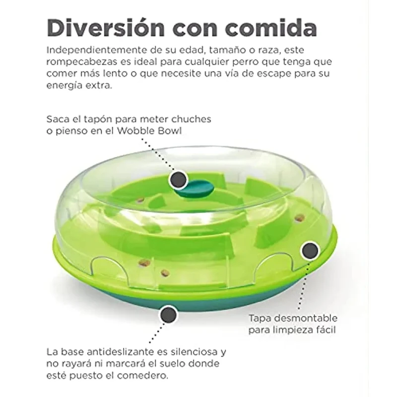 Comedouro Lento / Brinquedo de Actividade para Cães Ansiosos - Ingestão Lenta - Previne a Obesidade