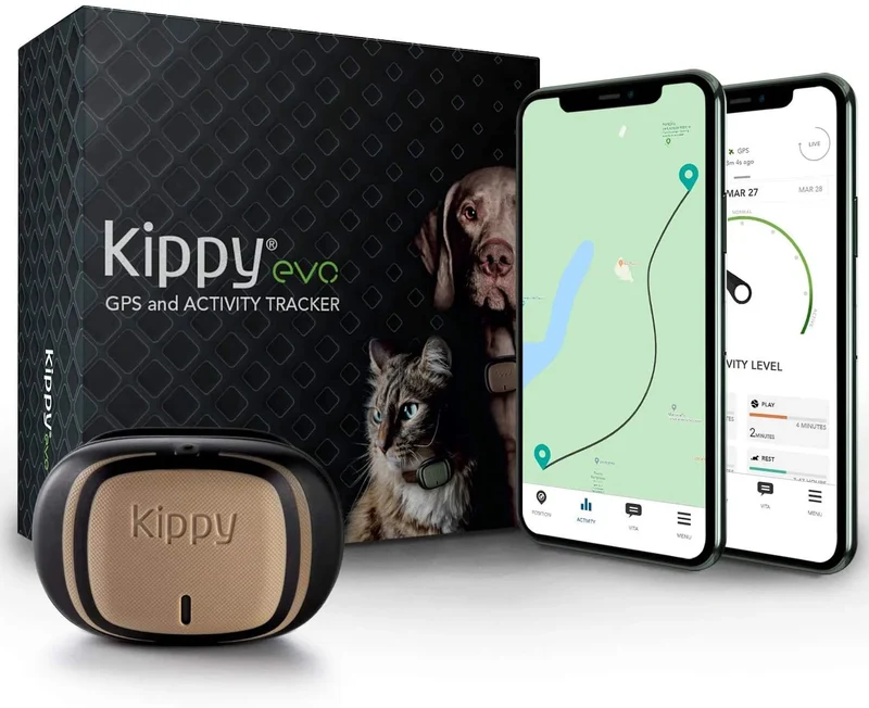 Dispositivo com GPS - para Coleira de Cães ou Gatos - Seguimento de Actividade, 38 gr de peso, à Prova de Água, Bateria 10 dias