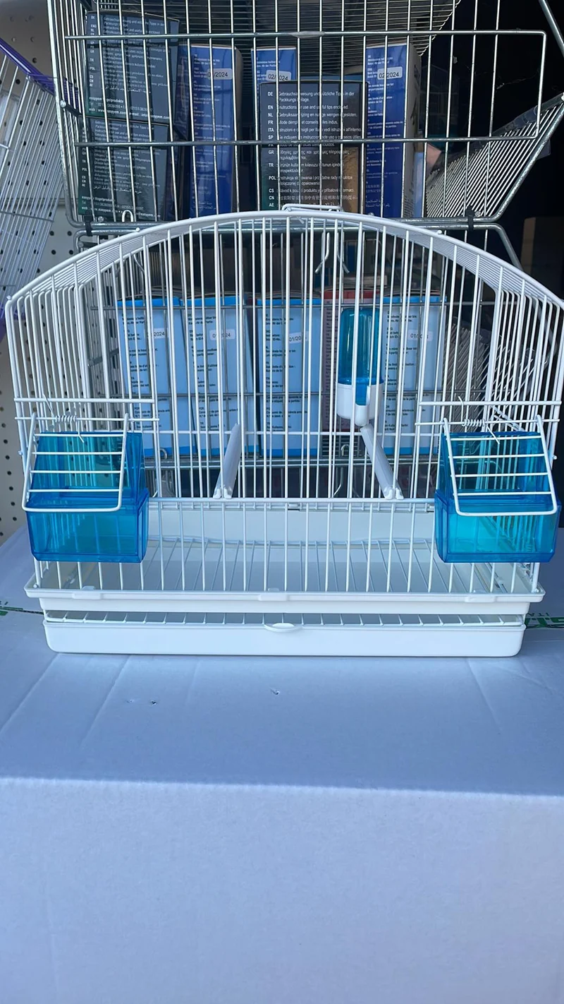 Ausstellungskäfig STAND WEISS