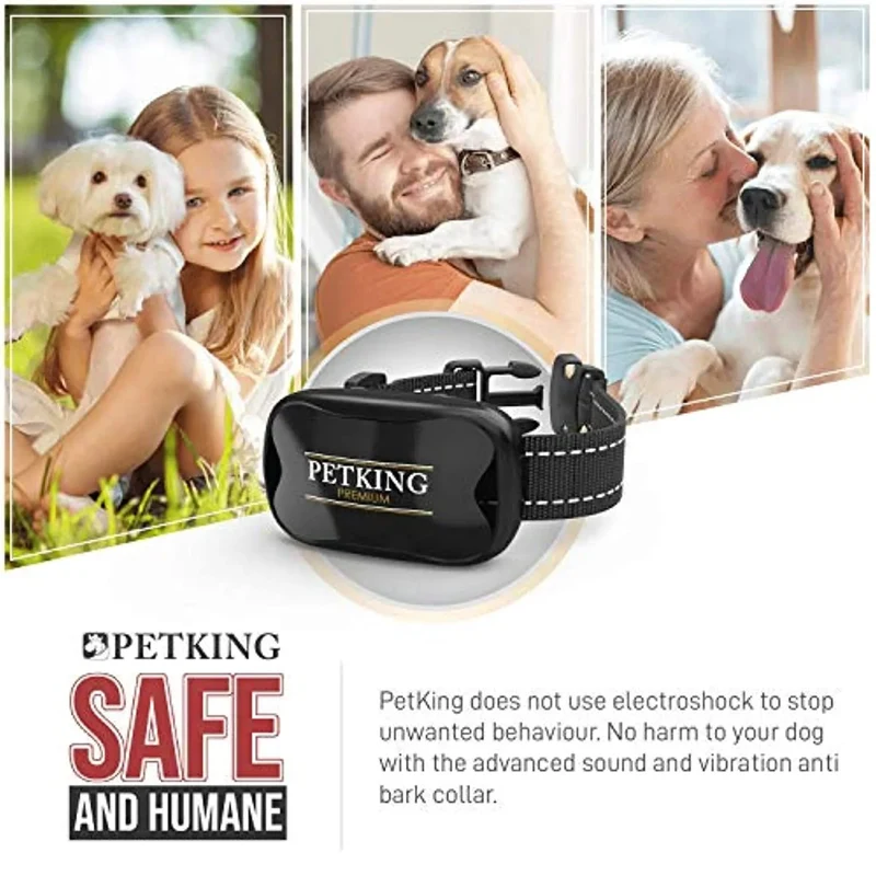 Coleira Premium Anti-latidos para Cães Pequenos e Grandes (Coleira de treino anti-latido: funciona por vibração)