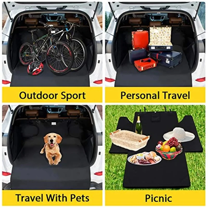 Proteção Impermeável e Anti-Deslizante para Bancos ou Porta-Bagagem de Carros para Transporte de Cães, 185 x 105 x 36cm