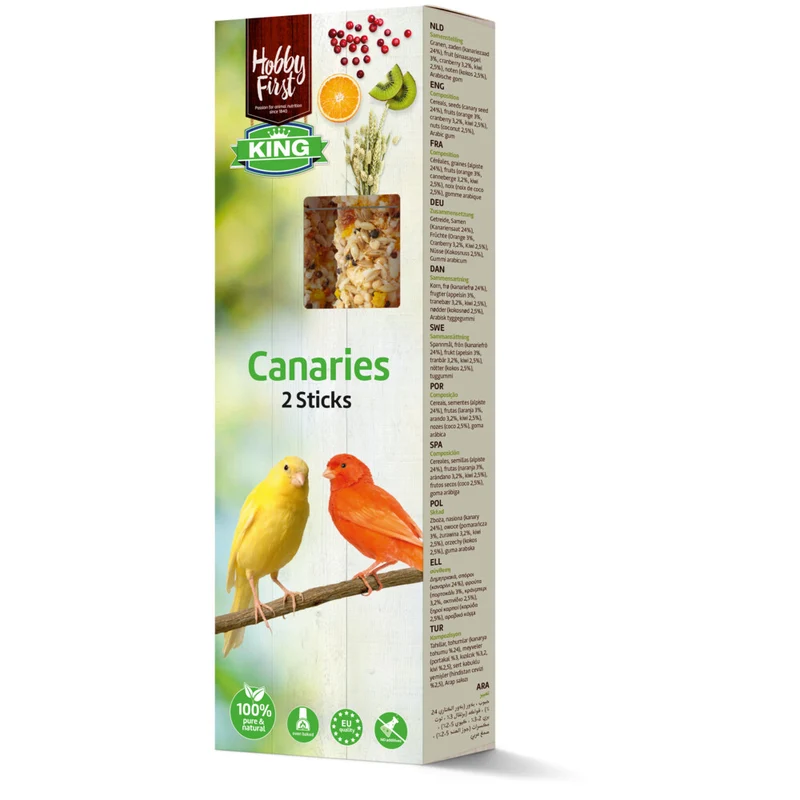 Hobby First King Sticks Kanarische Früchte 60 gr