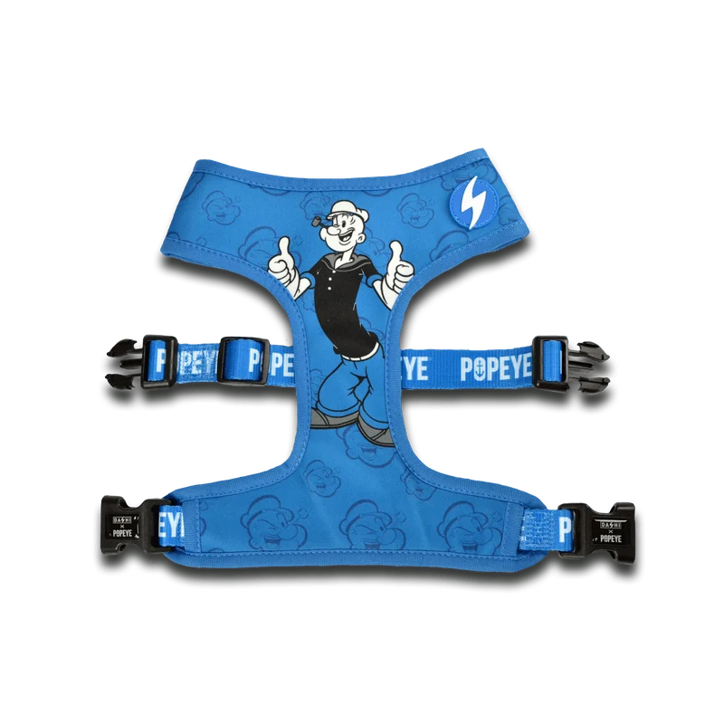 Peitoral Integral Respirável POPEYE, com Dupla-Face, para cães ou gatos (DASHI) - 5 tamanhos
