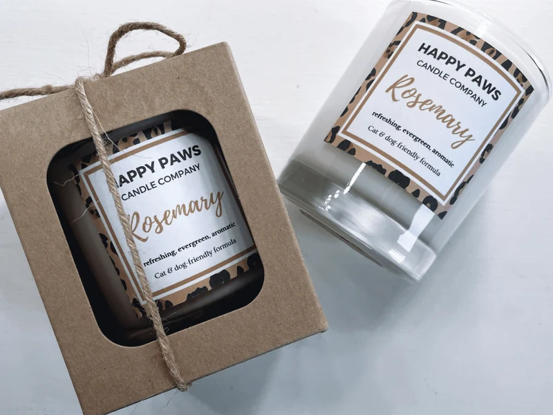 Rosemary - Vela Aromática de Alecrim 'Pet Friendly'