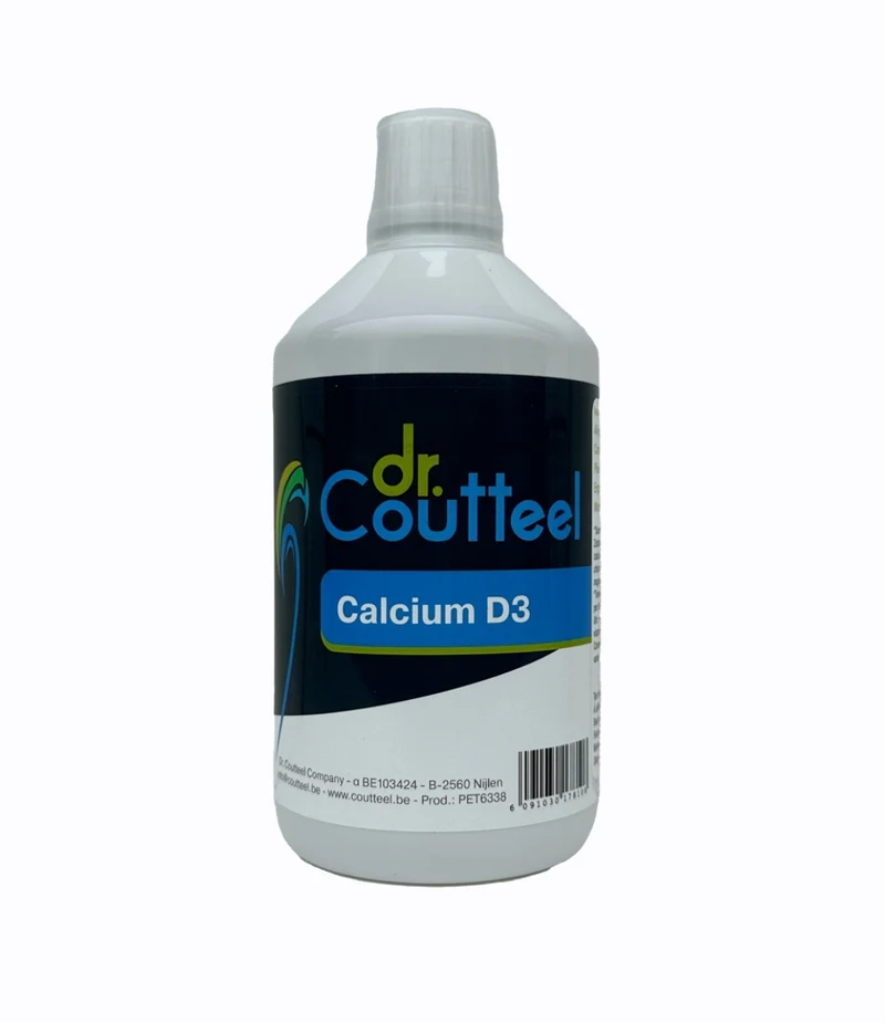 Calcium D3 500 ml – Wasserlösliches flüssiges Calcium mit Vit D3 – Dr. Coutteel