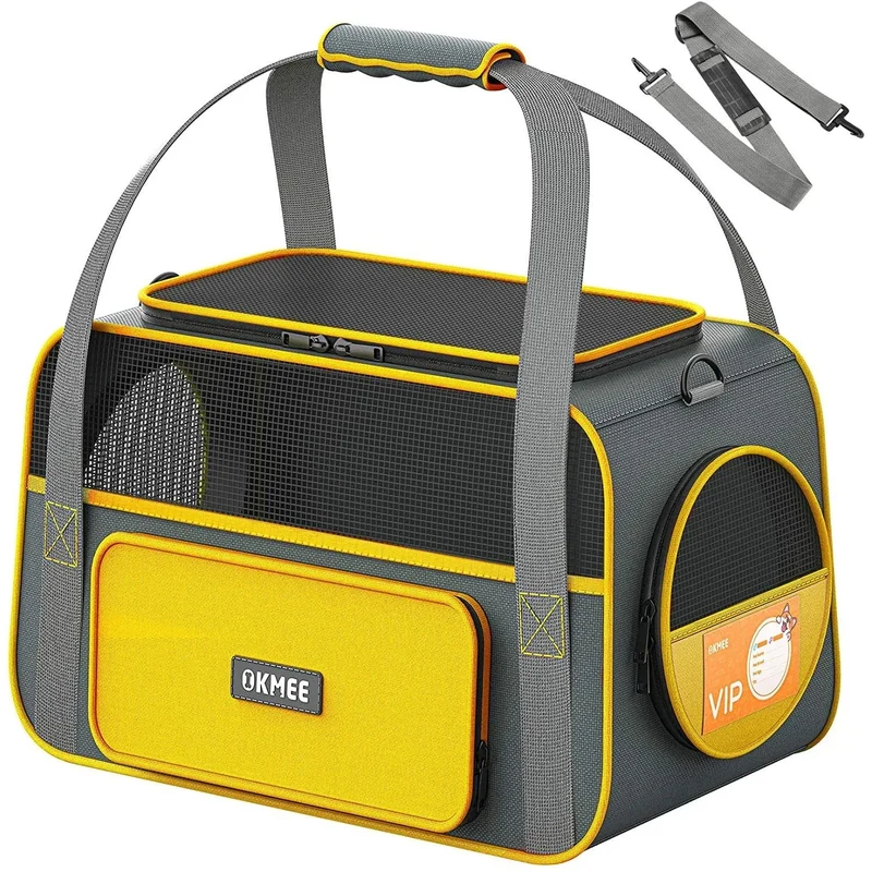 Transportadora / Mala / Saco de Transporte para Gatos ou Cães (Colchão - Respirável - Aprovada para Cabine de Aviões)