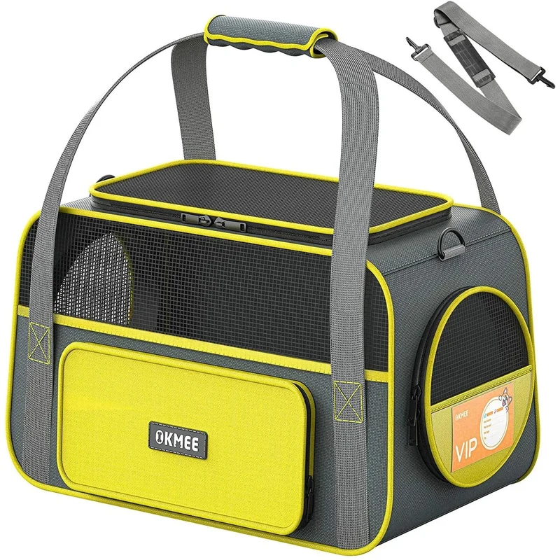 Transportadora / Mala / Saco de Transporte para Gatos ou Cães (Colchão - Respirável - Aprovada para Cabine de Aviões)