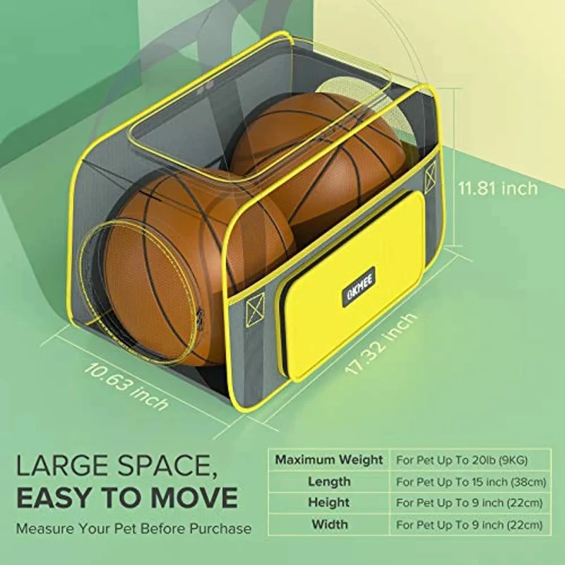 Transportadora / Mala / Saco de Transporte para Gatos ou Cães (Colchão - Respirável - Aprovada para Cabine de Aviões)