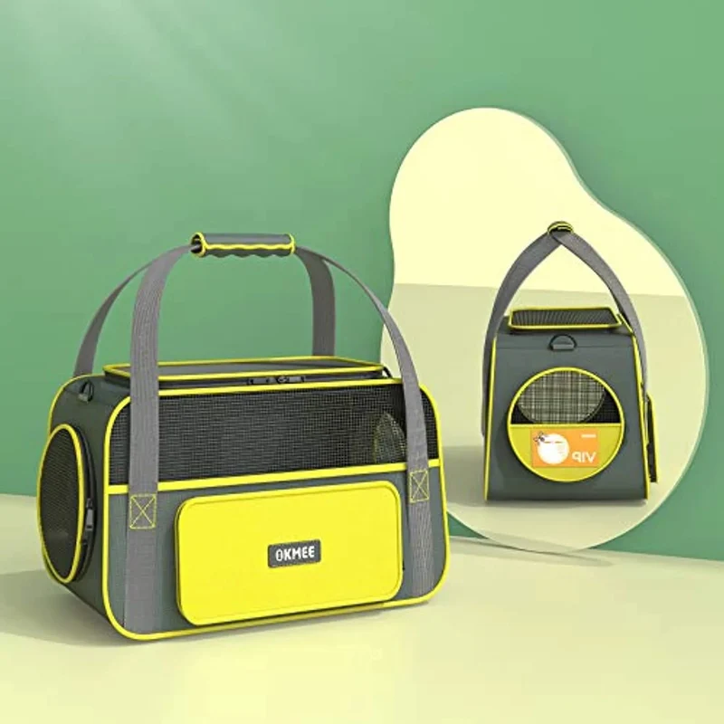 Transportadora / Mala / Saco de Transporte para Gatos ou Cães (Colchão - Respirável - Aprovada para Cabine de Aviões)