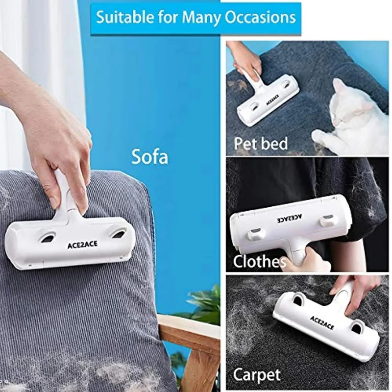 Limpa-pêlos de Patudos - Escôva de Limpeza Removedor de Pêlos para Gatos e Cães, lavável e reutilizável, para almofadas, roupa e sofá