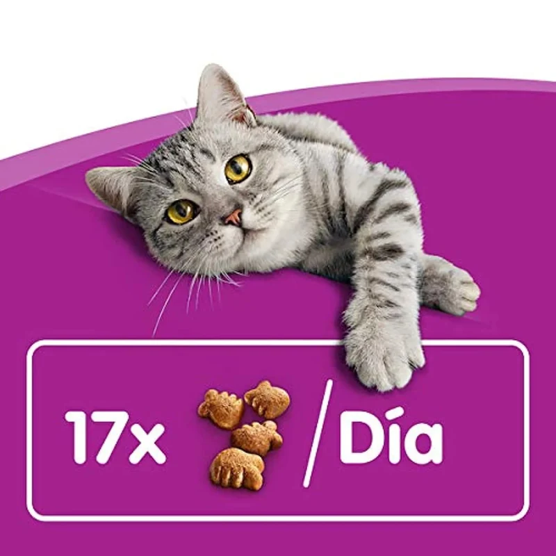 Whiskas Dentabites - Snacks para a Higiene Oral dos Gatos (Pack de 8 x 40g)