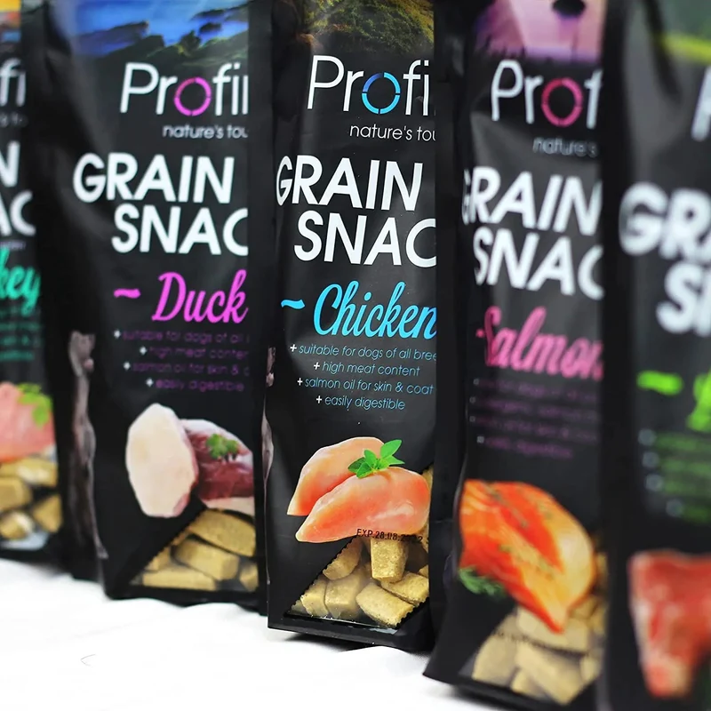 5 Pacotes de Biscoitos, Snacks, Miminhos e Prémios, sem Cereais, para Cães de Todas as Raças - 1000 gramas