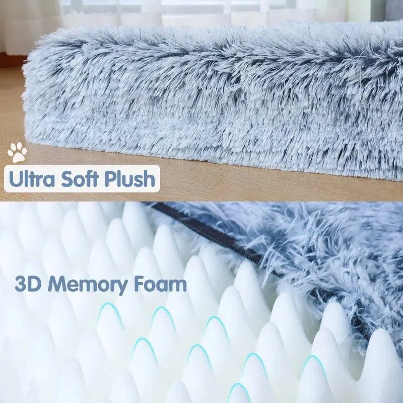 Cama Almofadada para Cães de todos os tamanhos, Super-Macia, Espuma Ortopédica