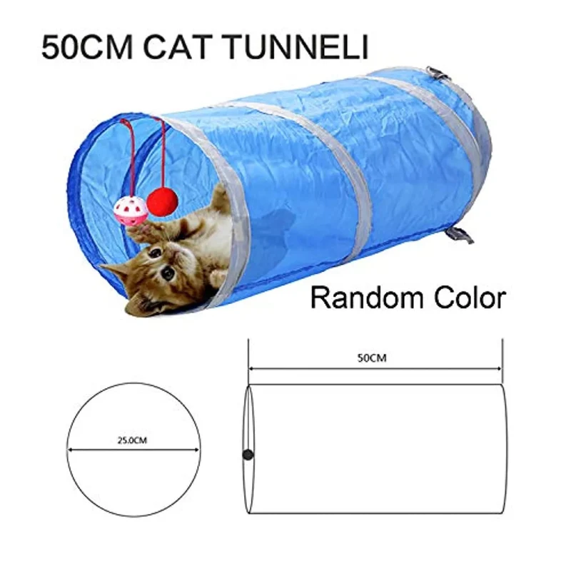 Brinquedo / Túnel para Gatos com 31 Peças para Brincar