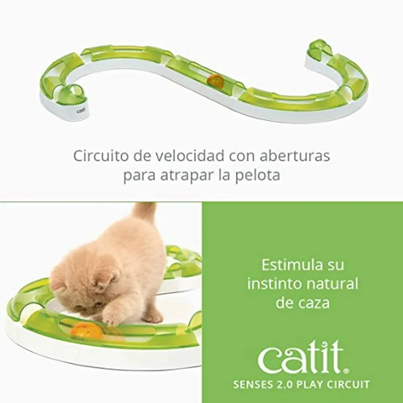 Brinquedo "Circuito de Velocidade" para Gatos