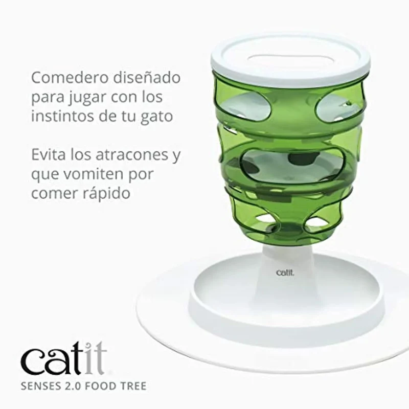 Alimentador "Lento" Labiríntico para Gatos