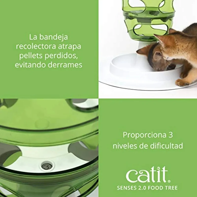 Alimentador "Lento" Labiríntico para Gatos
