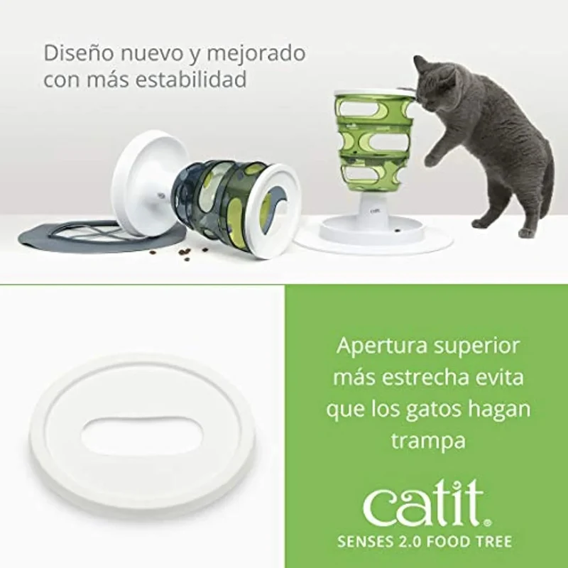 Alimentador "Lento" Labiríntico para Gatos