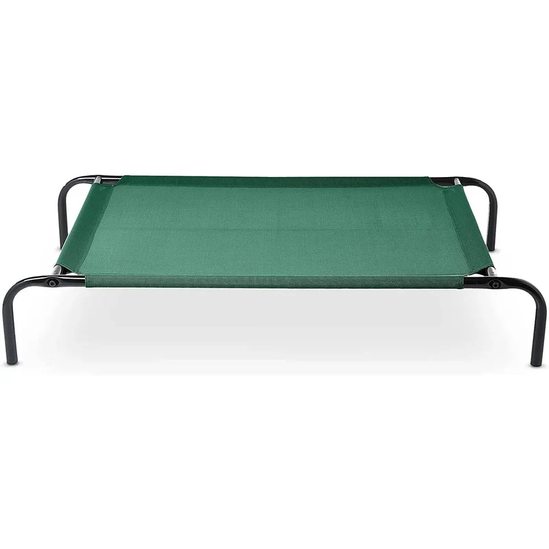 Cama elevada transpirável para Cães, extra-grande (153 x 94 x 23 cm), Cinzenta