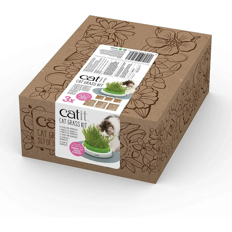 Kit Recarga Germinador para Vaso Erva Gateira (3 Unidades)
