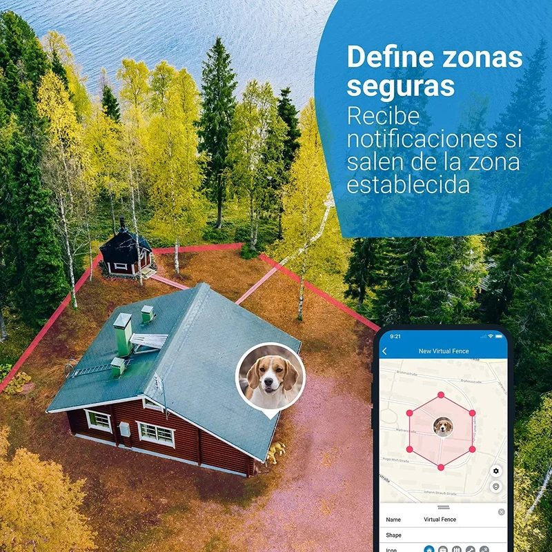 GPS para Coleira para Cães (2021) - Saiba aonde está o seu cão - Localização e Seguimento de Actividade permanente