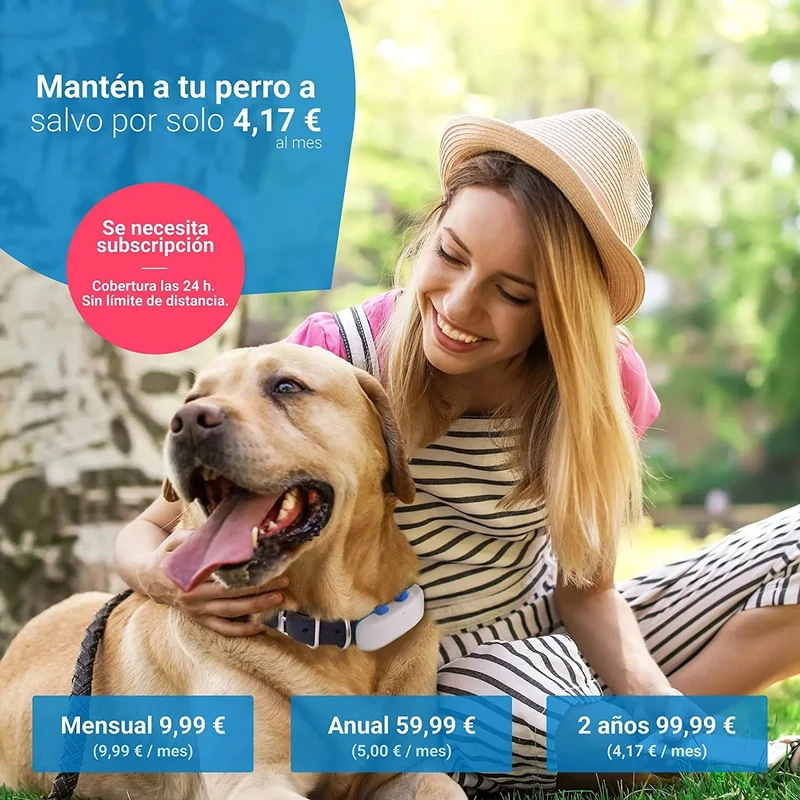 GPS para Coleira para Cães (2021) - Saiba aonde está o seu cão - Localização e Seguimento de Actividade permanente